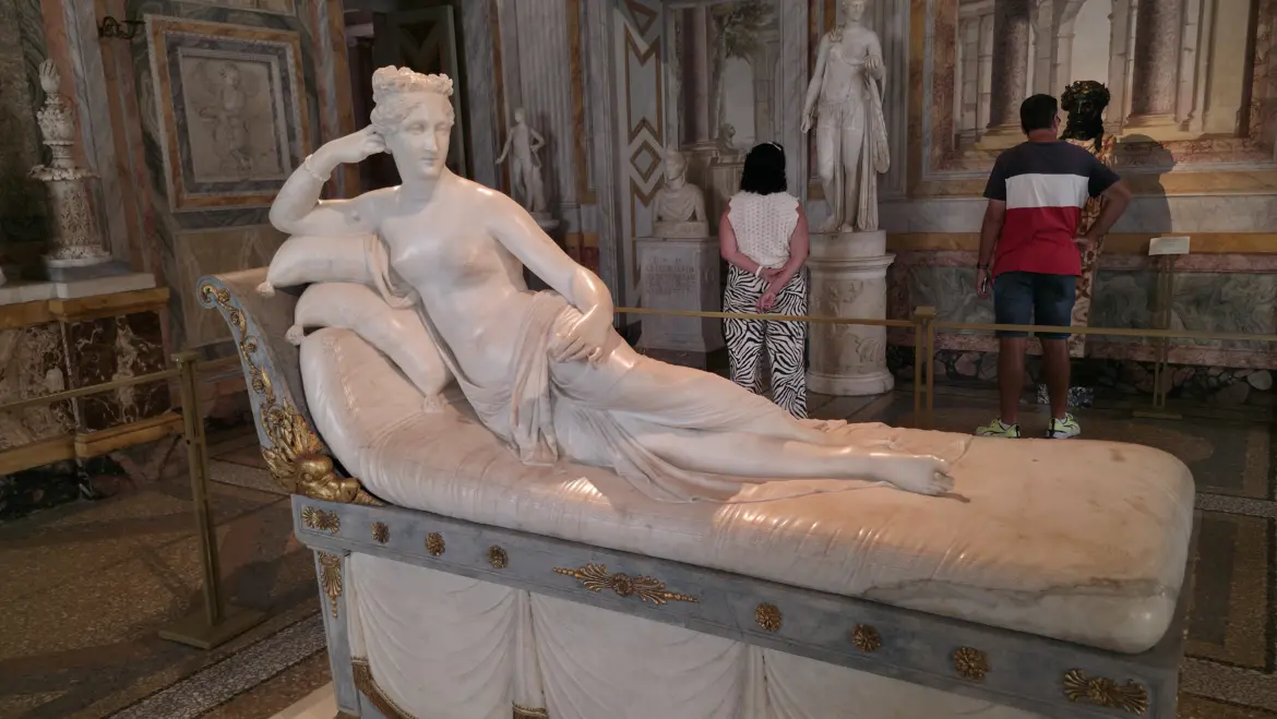 Venus Victrix by Antonio Canova (1805-1808), Galleria Borghese (Borghese Gallery), Rome, Italy