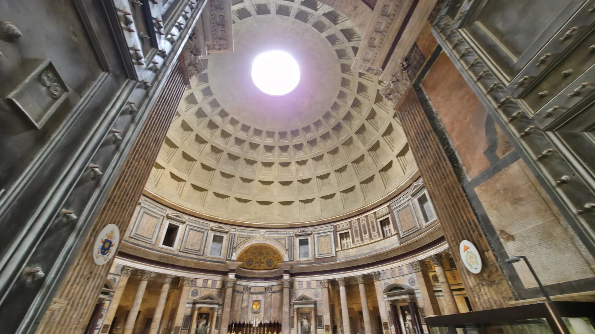 The Pantheon dome, Rome, Italy