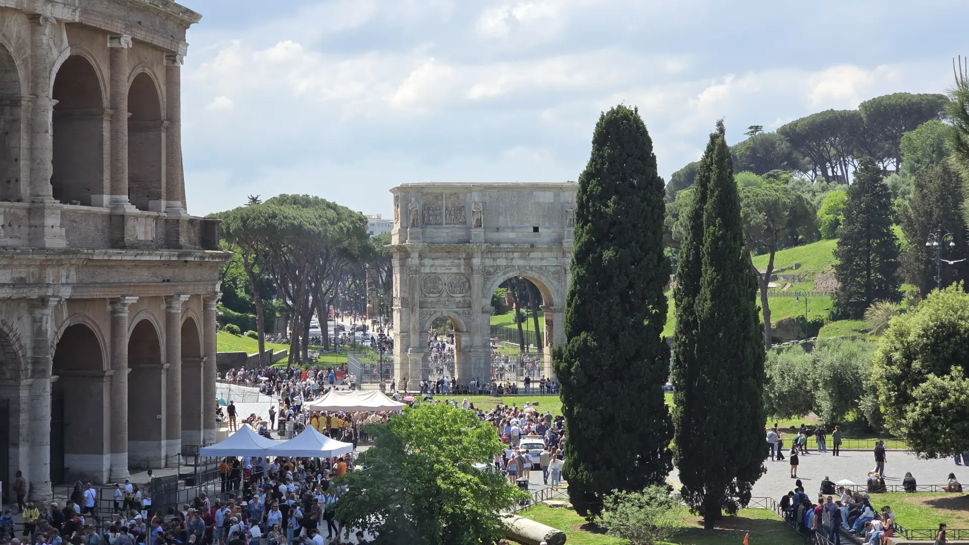 The Arch of Constantine, Rome, Italy