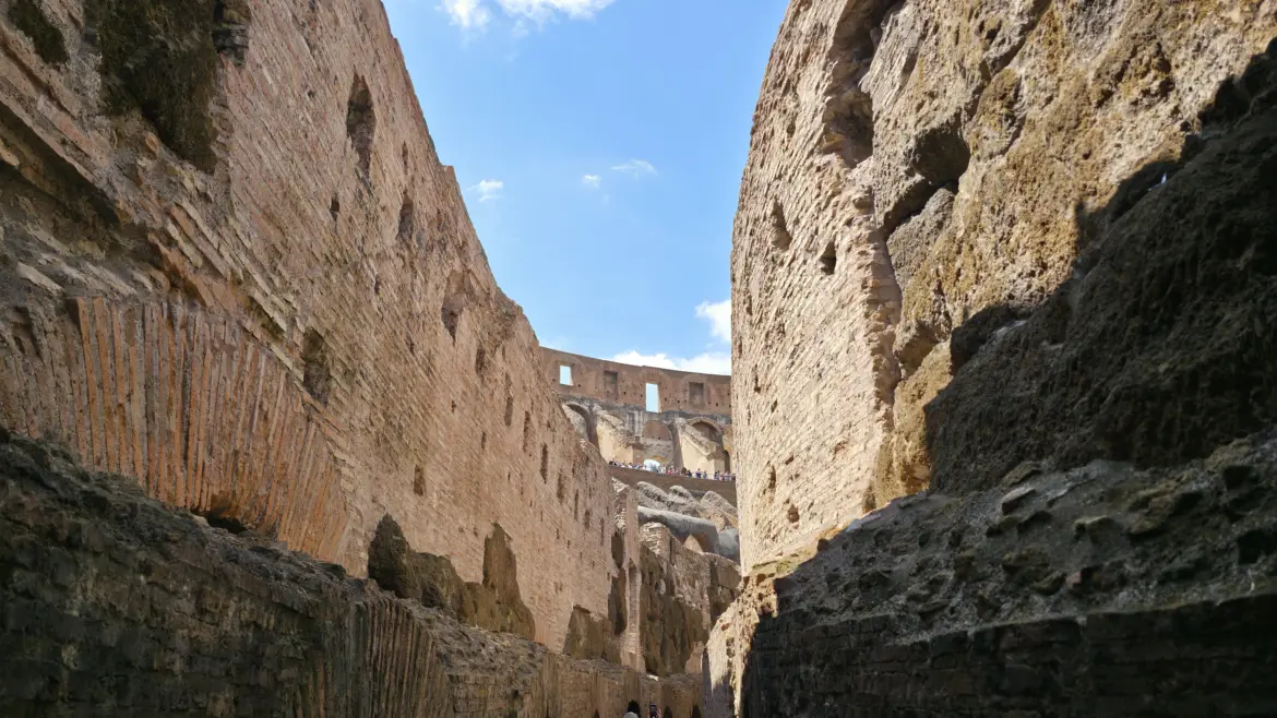 Colosseum underground, Rome, Italy