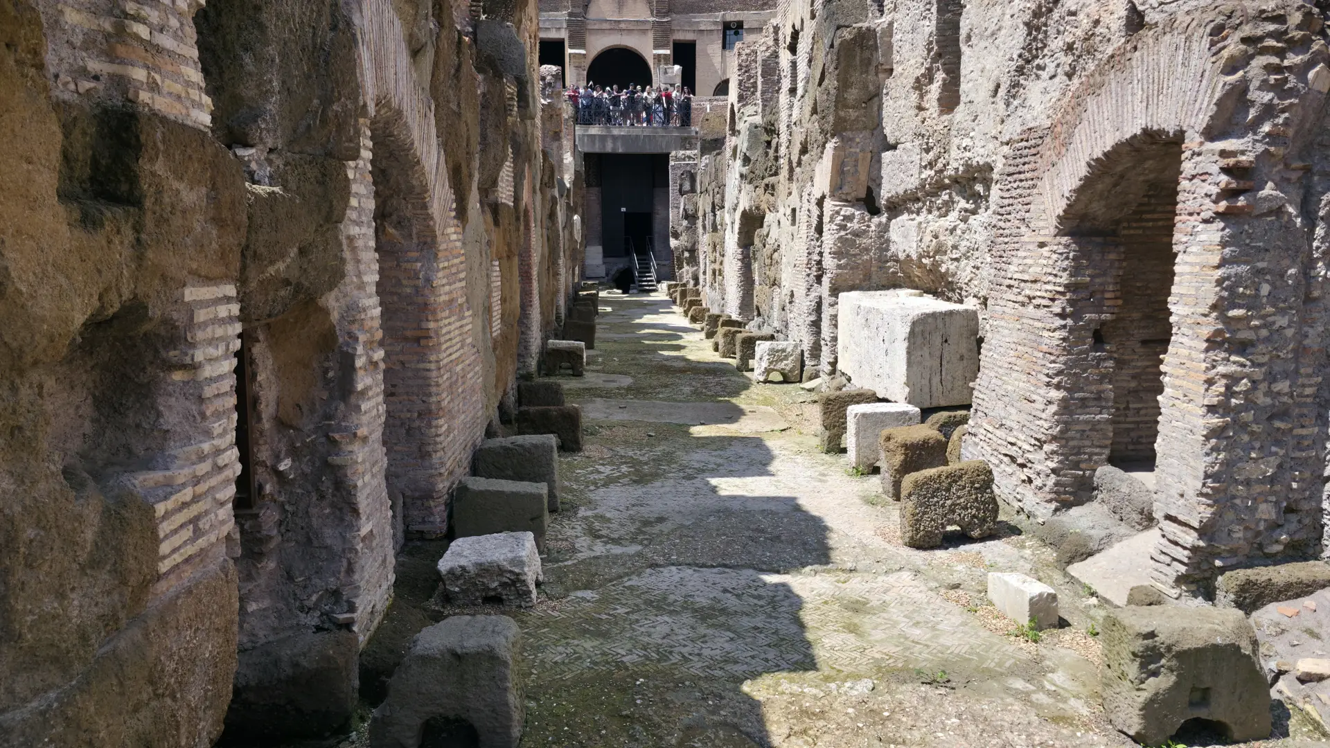 Colosseum underground, Rome, Italy