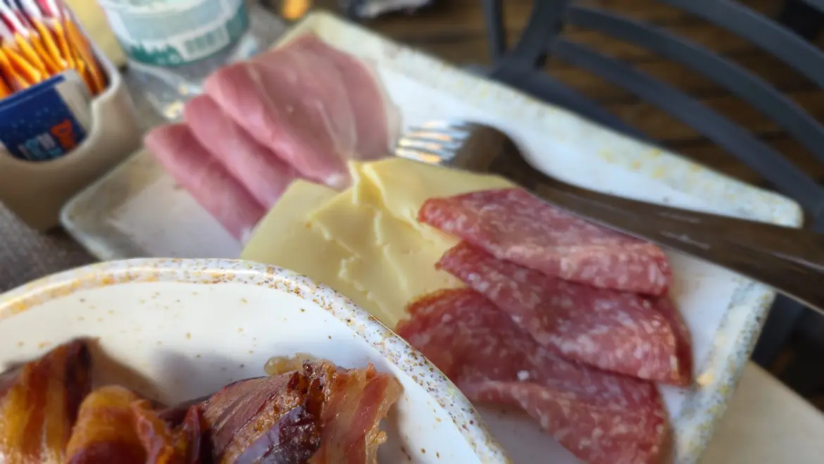 Breakfast at Bistrot della Pigna, Cortile della Pigna, Vatican, Italy