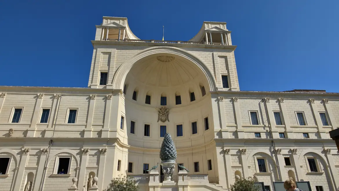 Fontana della Pigna facing the Cortile della Pigna, Vatican, Italy
