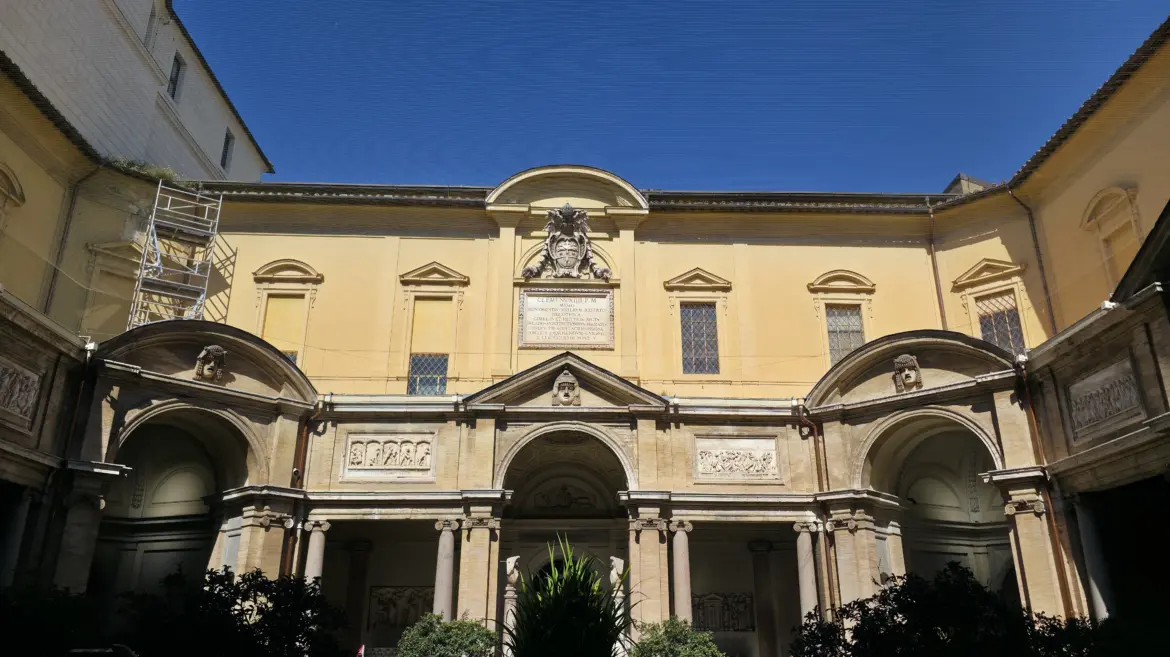 The Octagonal Court (Cortile Ottagono), Vatican Museums, Italy