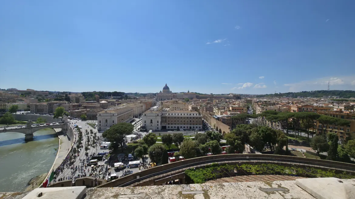 View from Castel Sant’Angelo, Rome, Italy