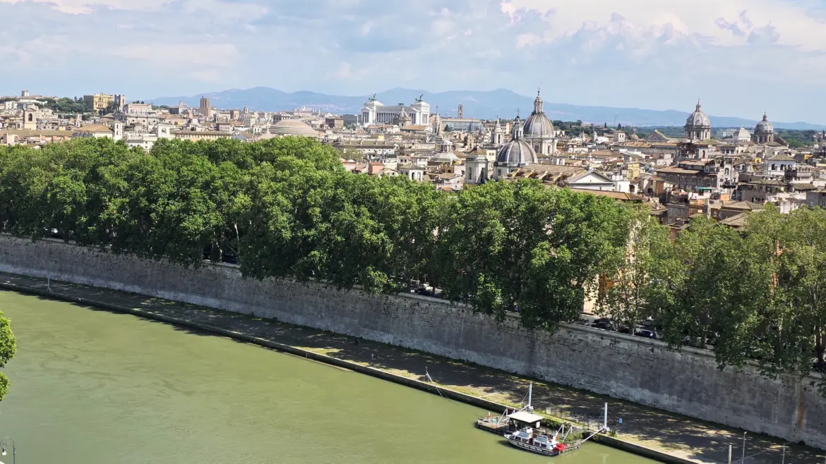 View from Castel Sant’Angelo, Rome, Italy