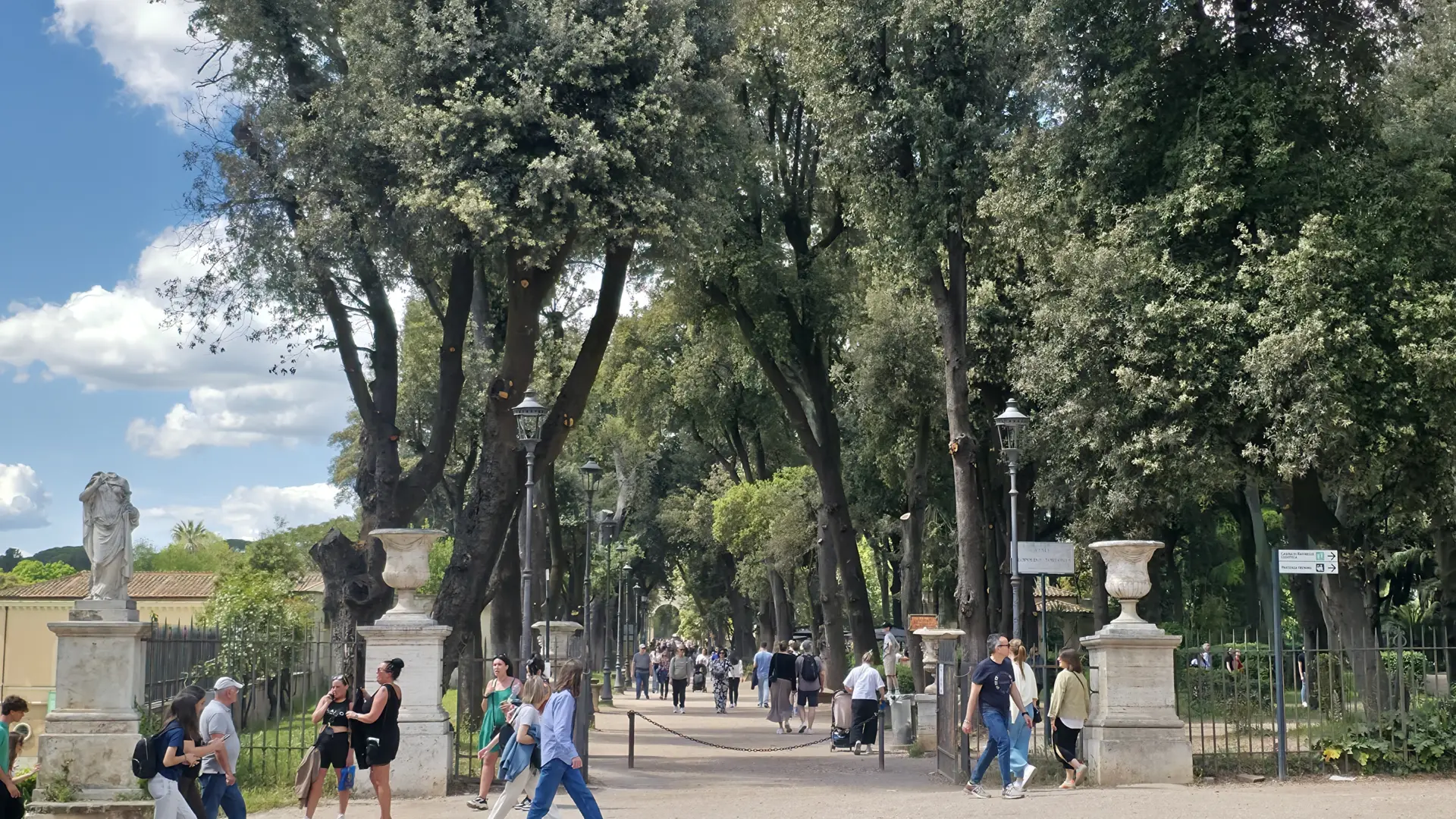 Borghese Gardens, Rome, Italy