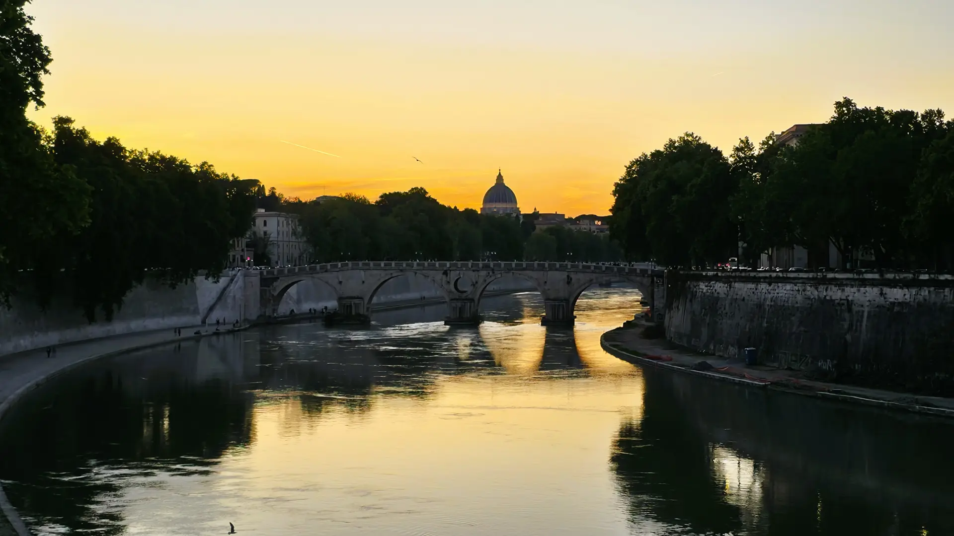 River Tiber, Rome, Italy