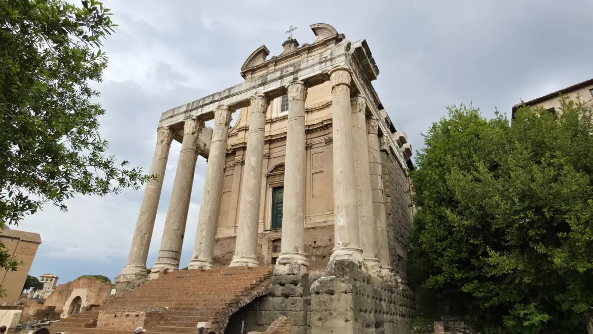 Temple of Antoninus and Faustina, Roman Forum, Rome, Italy