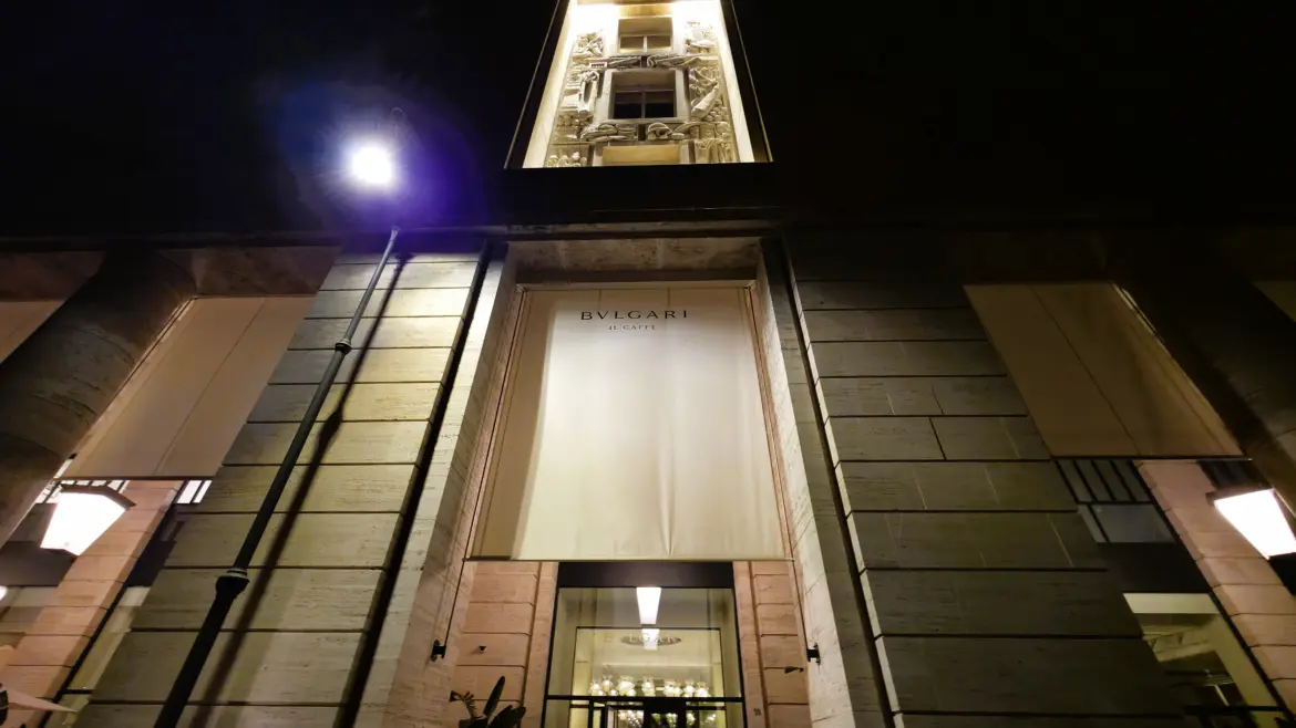 Il Caffè at the Bvlgari Hotel Roma, Rome, Italy