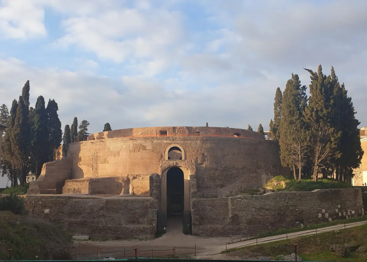 Mausoleum of Augustus restored, Rome, Italy
