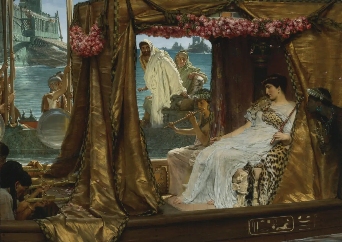 Antony and Cleopatra by Lawrence Alma-Tadema, 1883