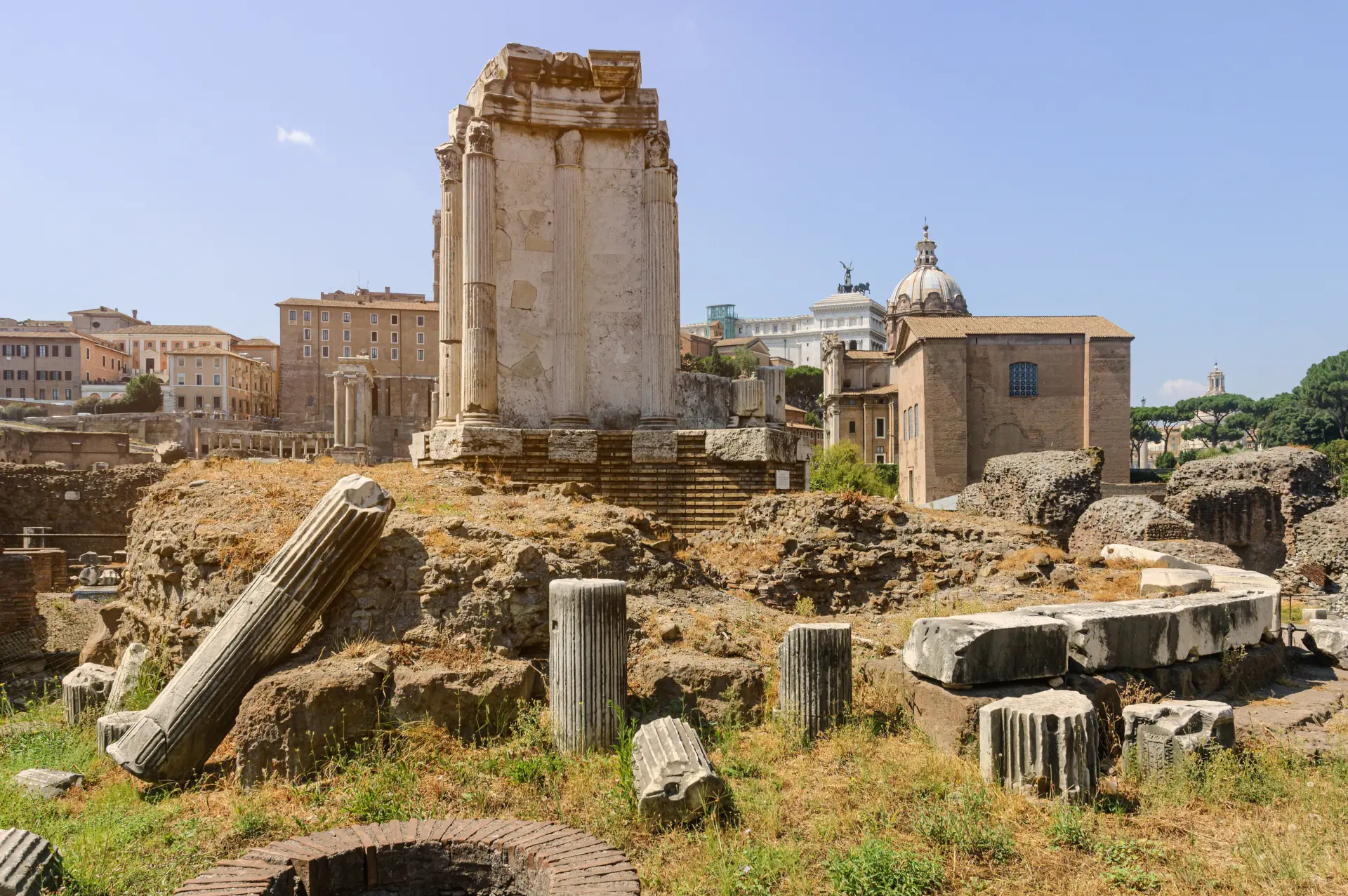 Temple of Vesta, Roman Forum, Rome, Italy