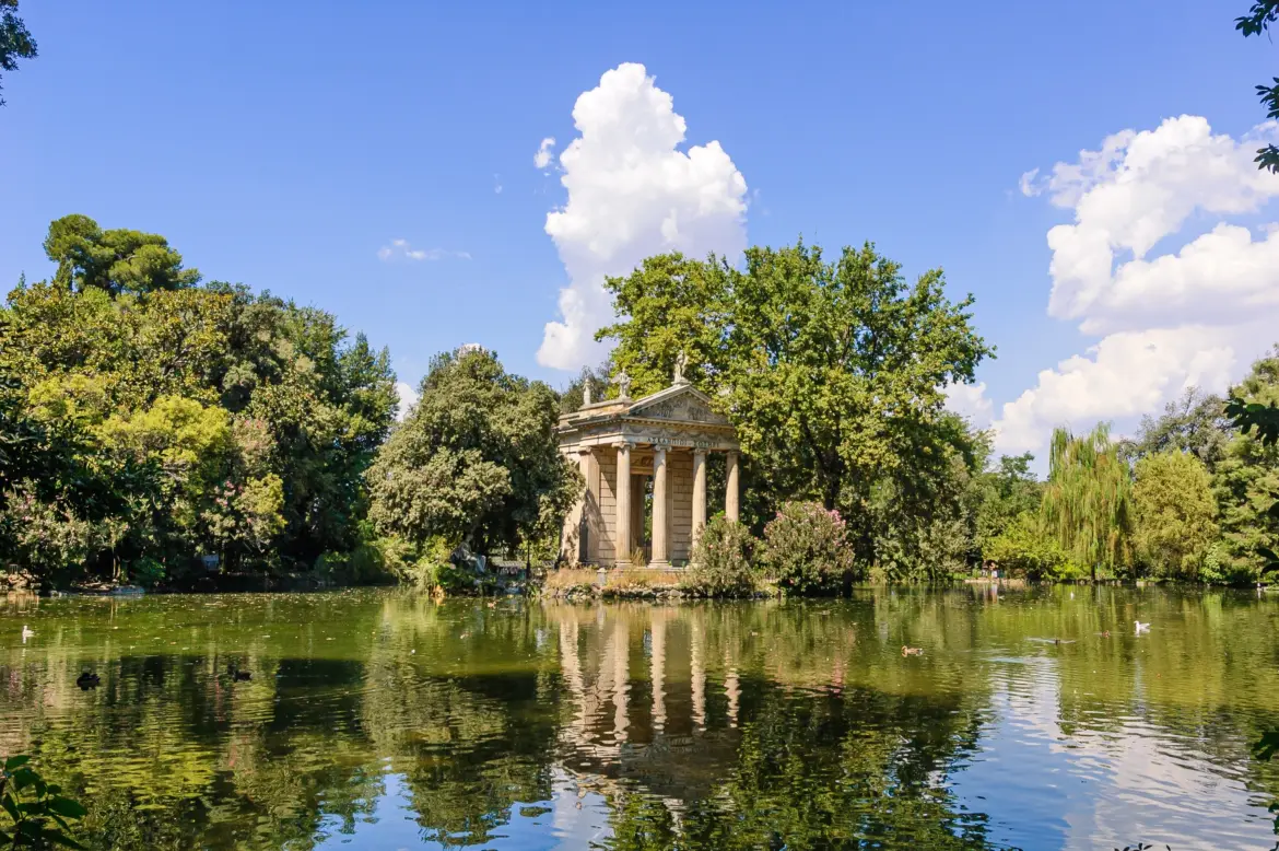 Temple of Aesculapius, Borghese Gardens, Rome, Italy