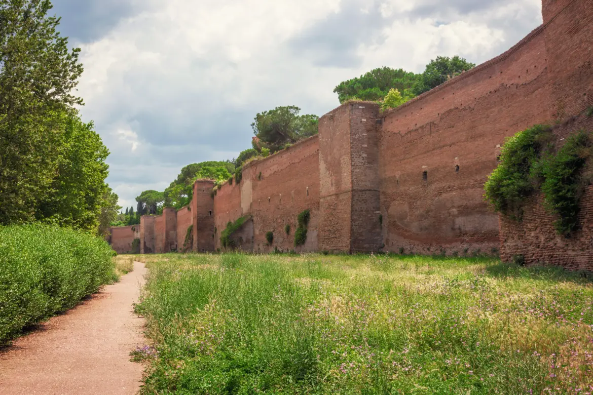 Aurelian Wall, Rome, Italy