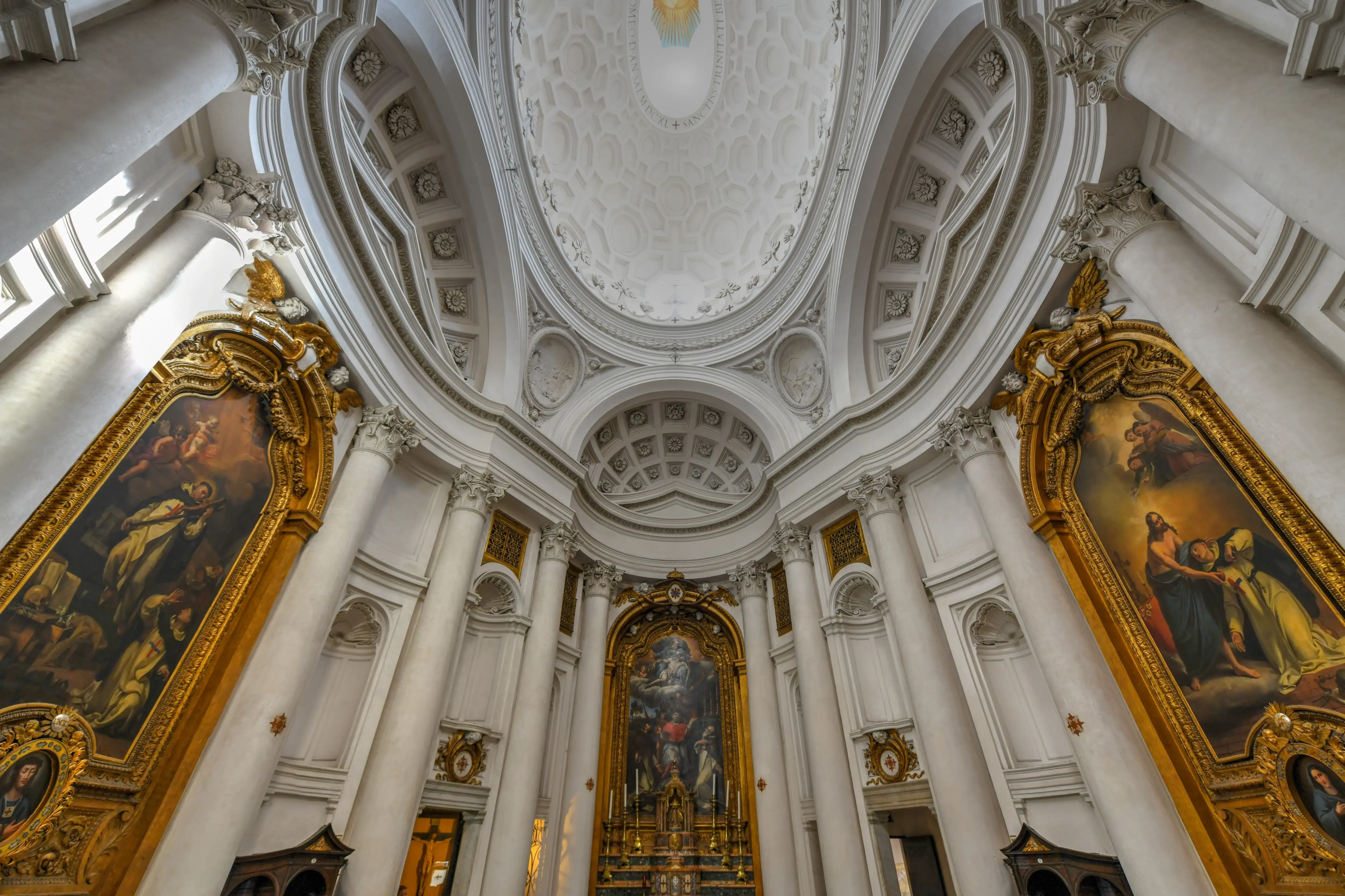 Church of San Carlo alle Quattro Fontane ("San Carlino"), Rome, Italy