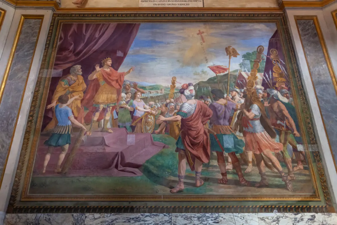 The Vision of Constantine the Great, Lateran Baptistery, Rome, Italy