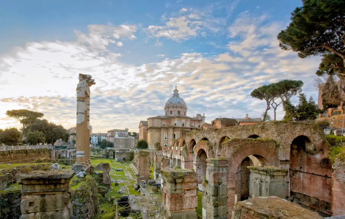 The Forum of Caesar, Rome, Italy The Forum of Caesar, Rome, Italy