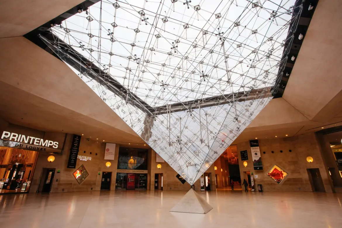 The Inverted Pyramid, Louvre Museum, Paris, France