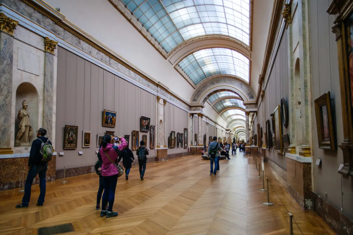 The Grande Galerie, Louvre Museum, Paris, France