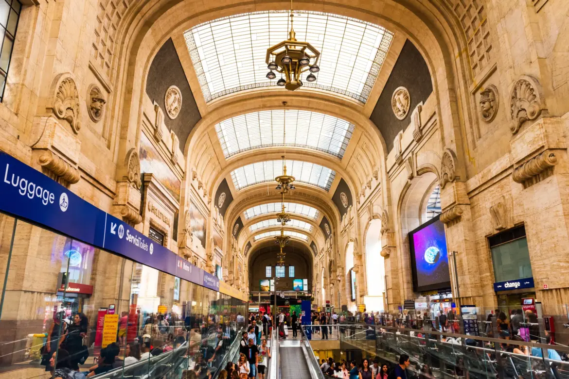 Milano Centrale railway station, Milan, Italy