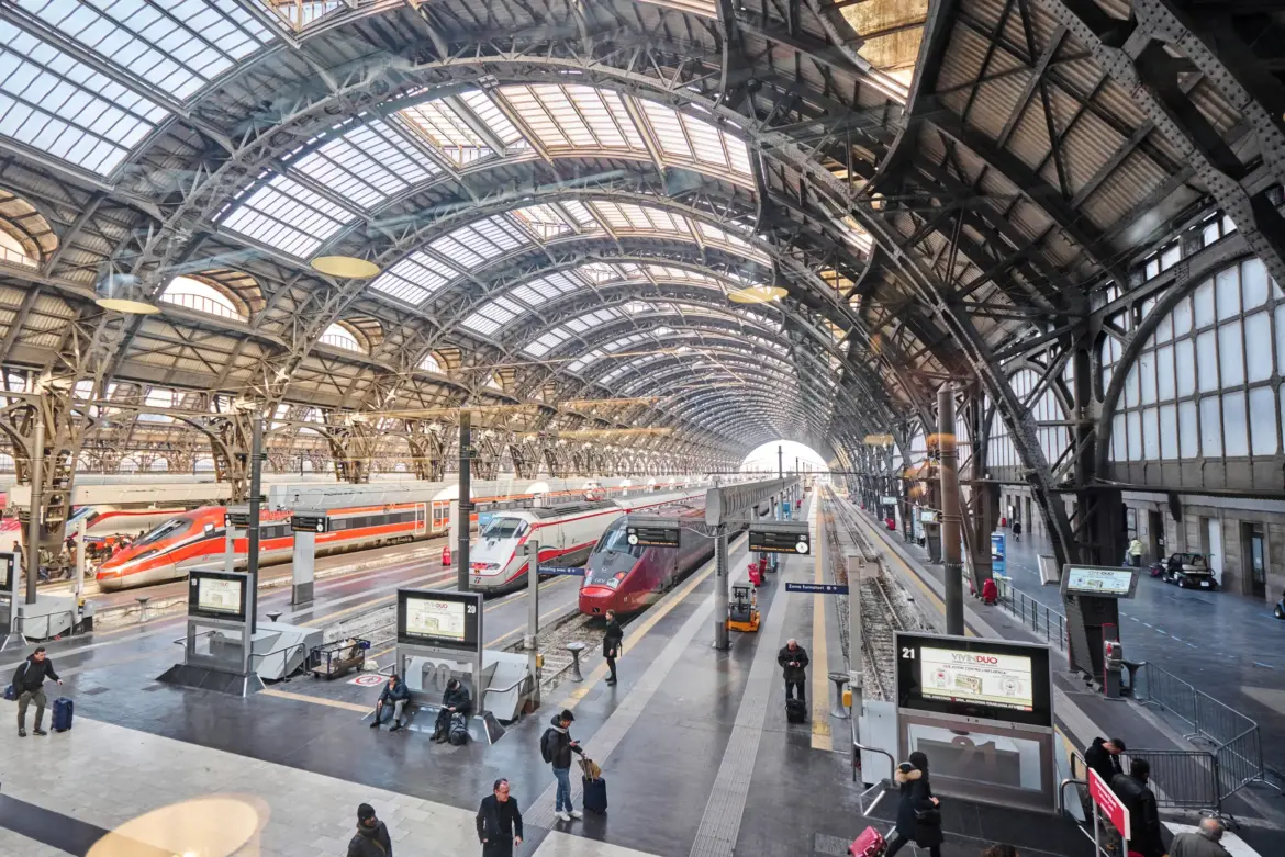 Milano Centrale railway station, Milan, Italy