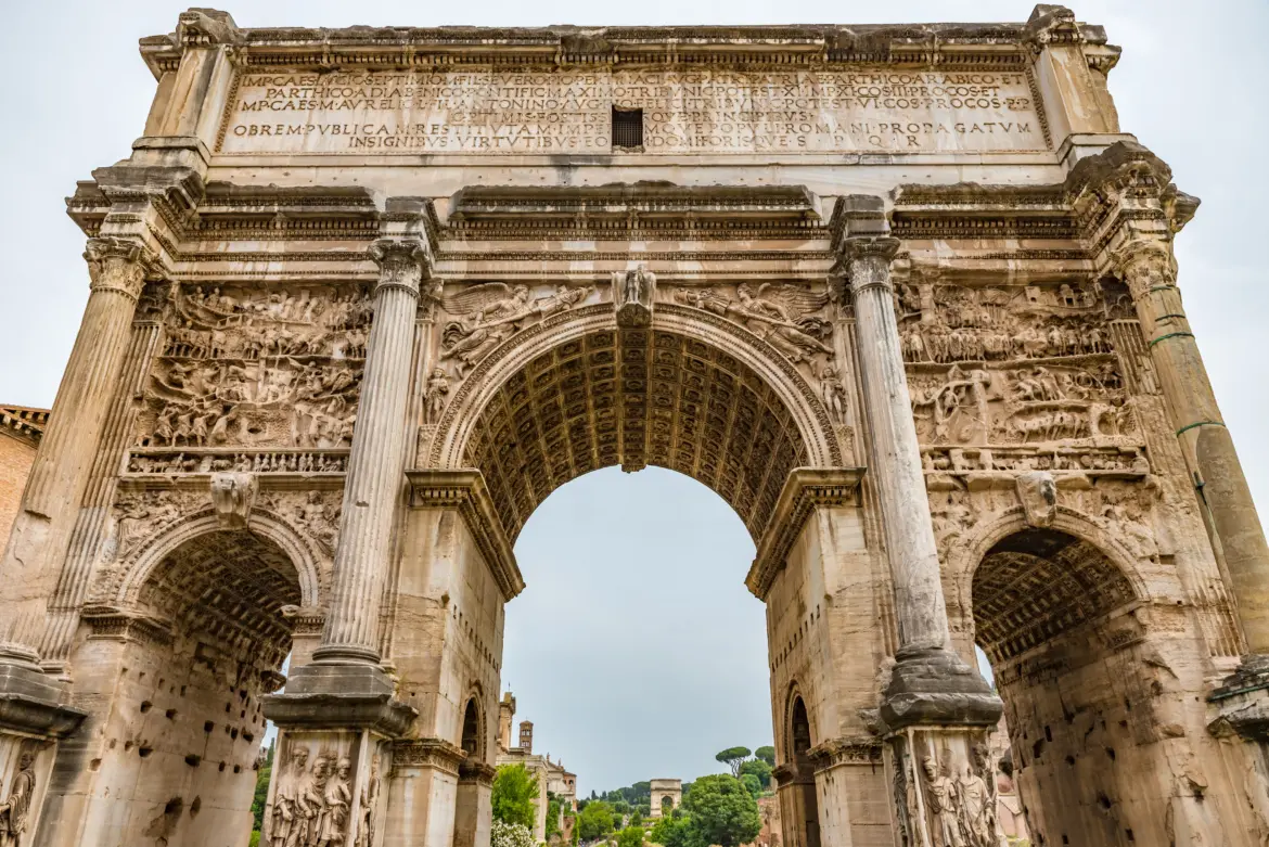 The Arch of Septimius Severus, Rome, Italy