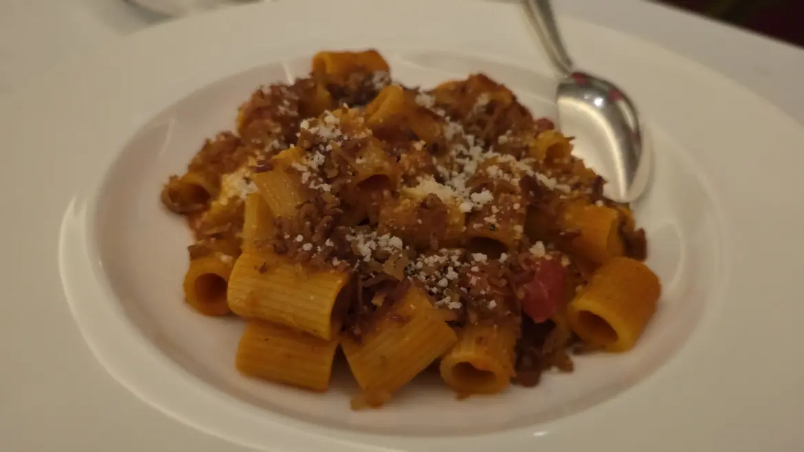 Amatriciana, Salone Eva, Hassler Hotel, Rome, Italy