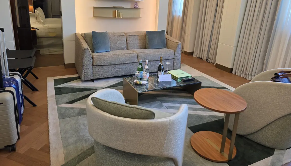 Living Room, Leonardo Suite, Casa Baglioni hotel, Milan, Italy