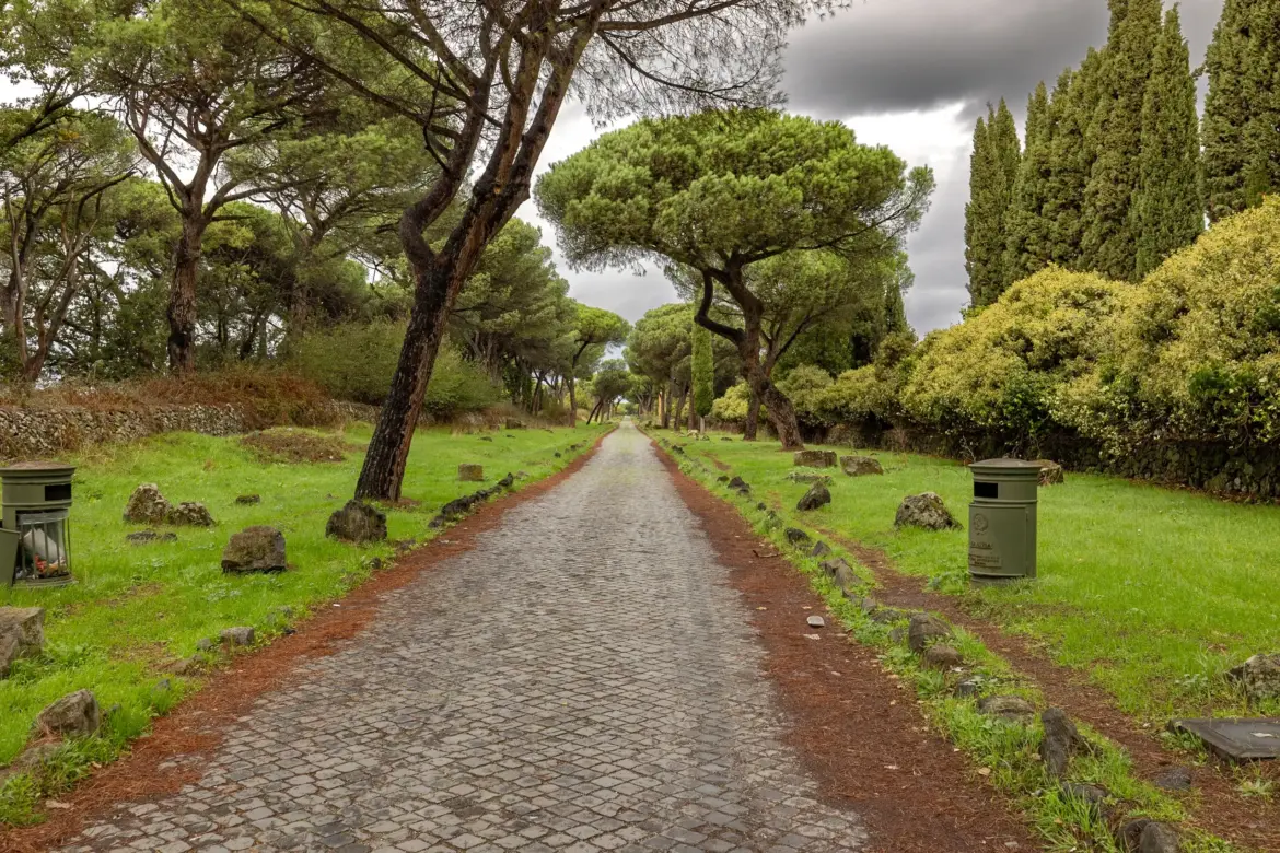 The Appian Way (Via Appia Antica), Rome, Italy