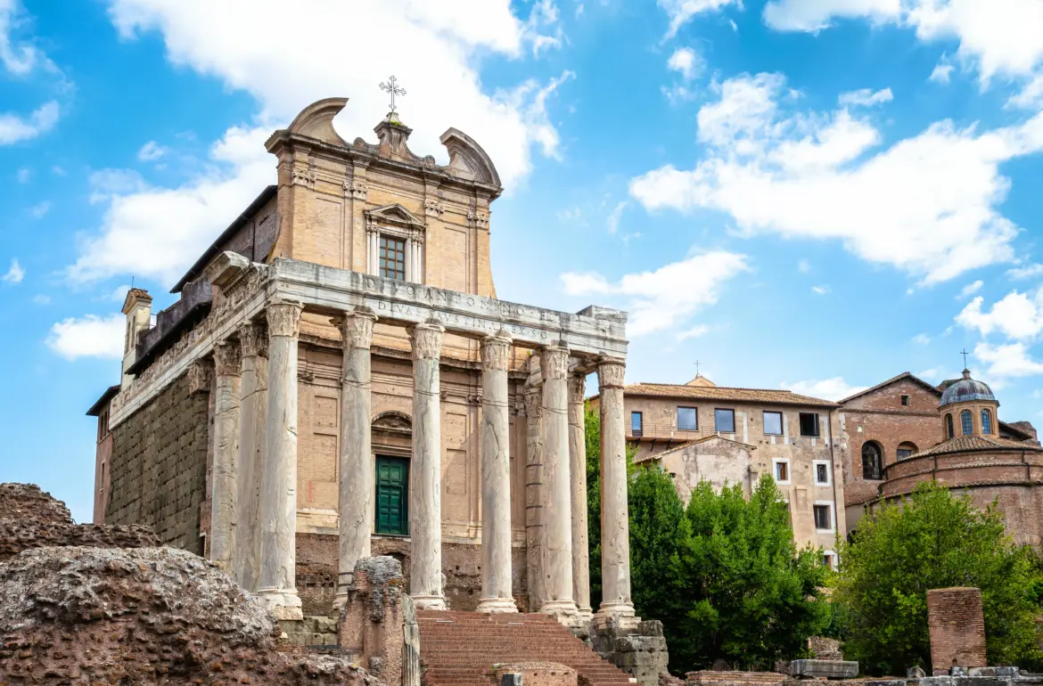 Temple of Antoninus and Faustina, Rome, Italy