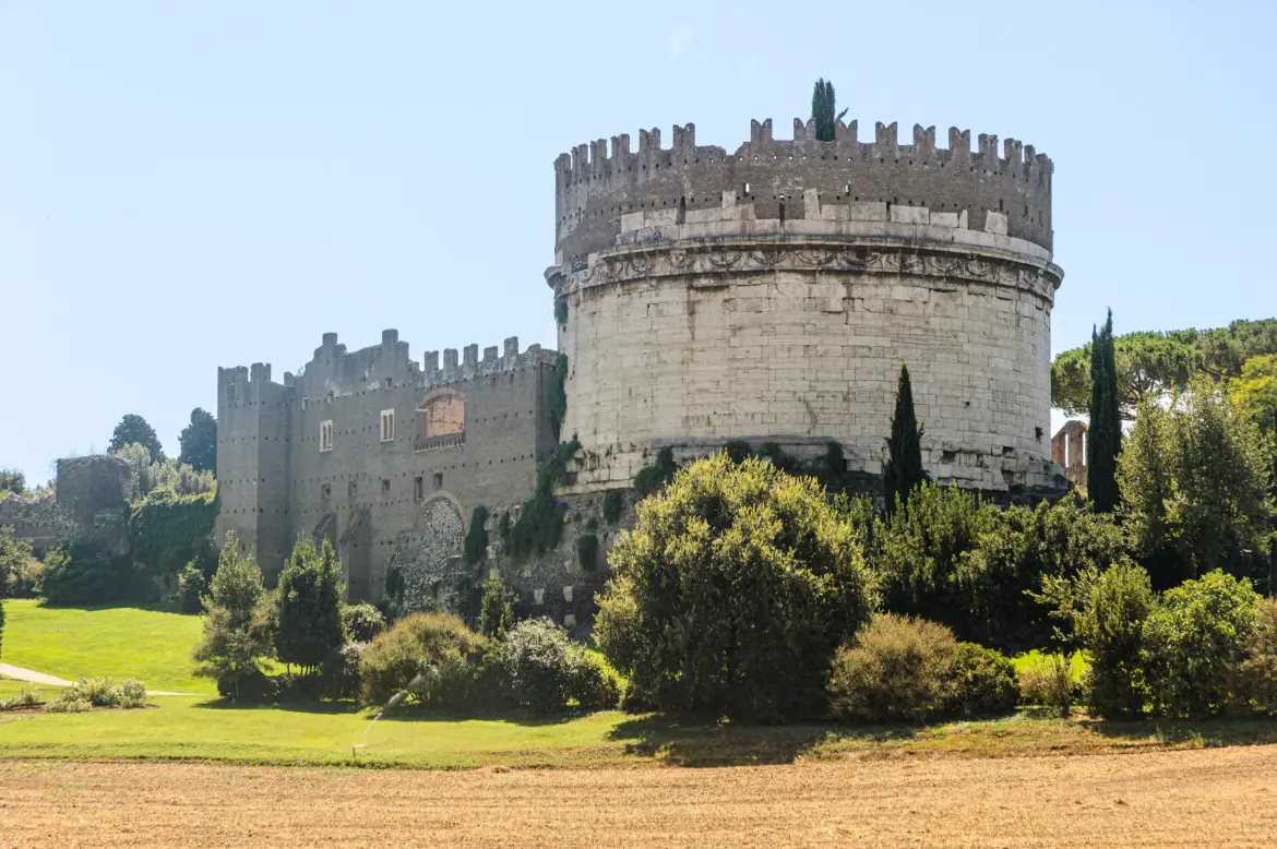 Mausoleum of Cecilia Metella, The Appian Way (Via Appia Antica), Rome, Italy
