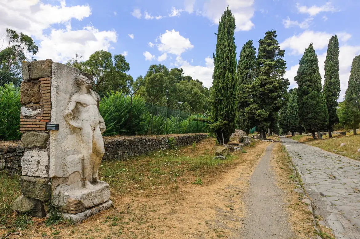 The Appian Way (Via Appia Antica), Rome, Italy