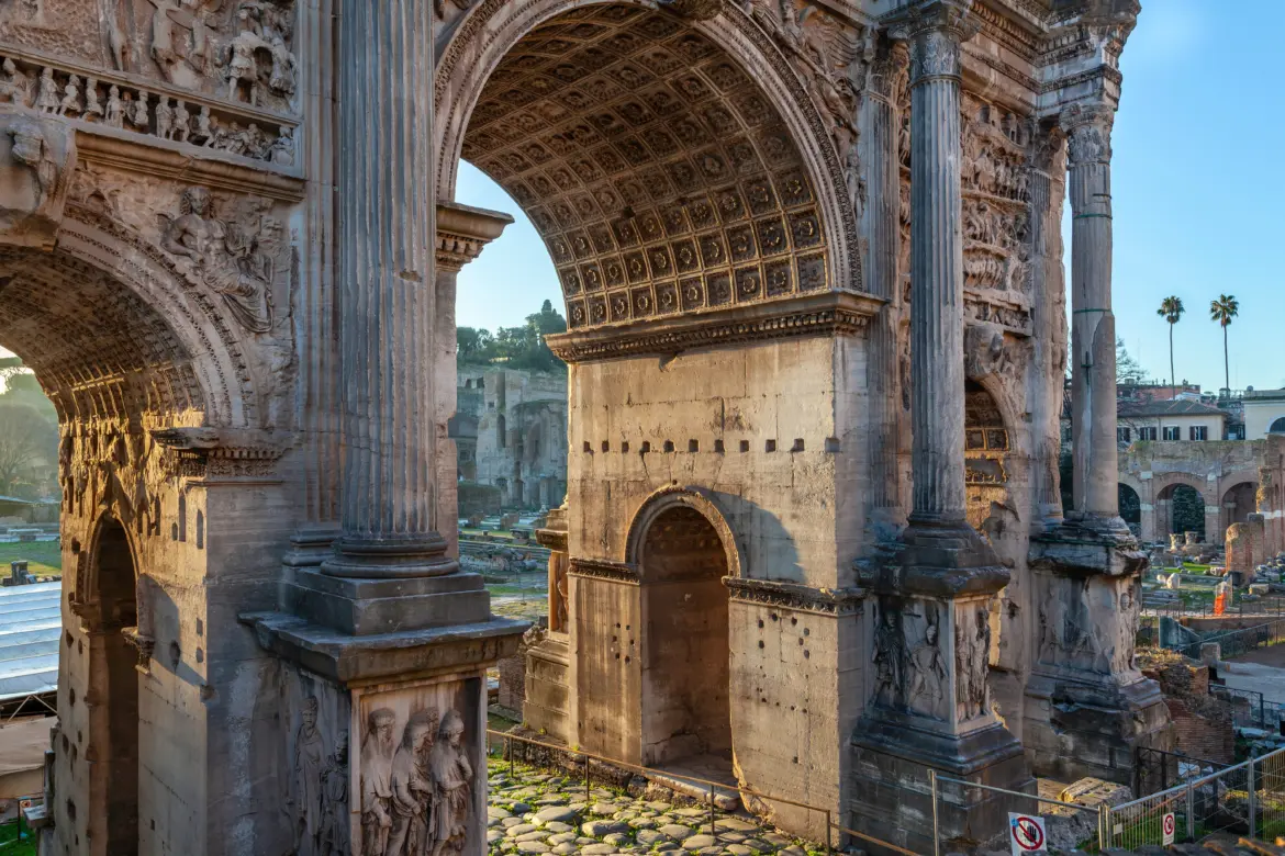 The Arch of Septimius Severus, Rome, Italy
