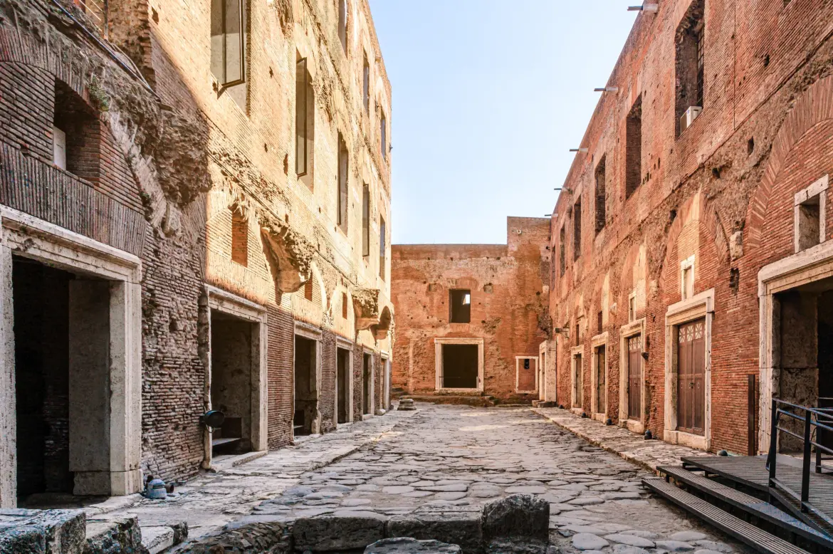 Via Biberatica, Trajan’s Market, Rome, Italy