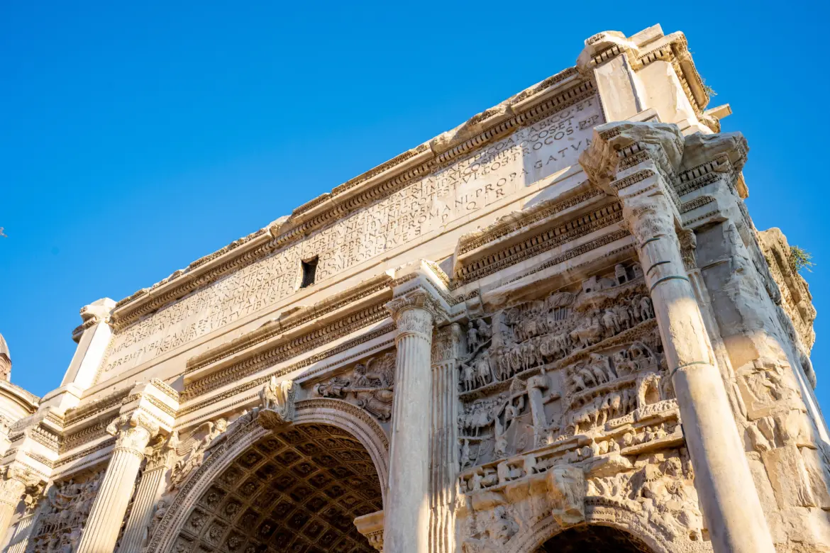 The Arch of Septimius Severus, Rome, Italy