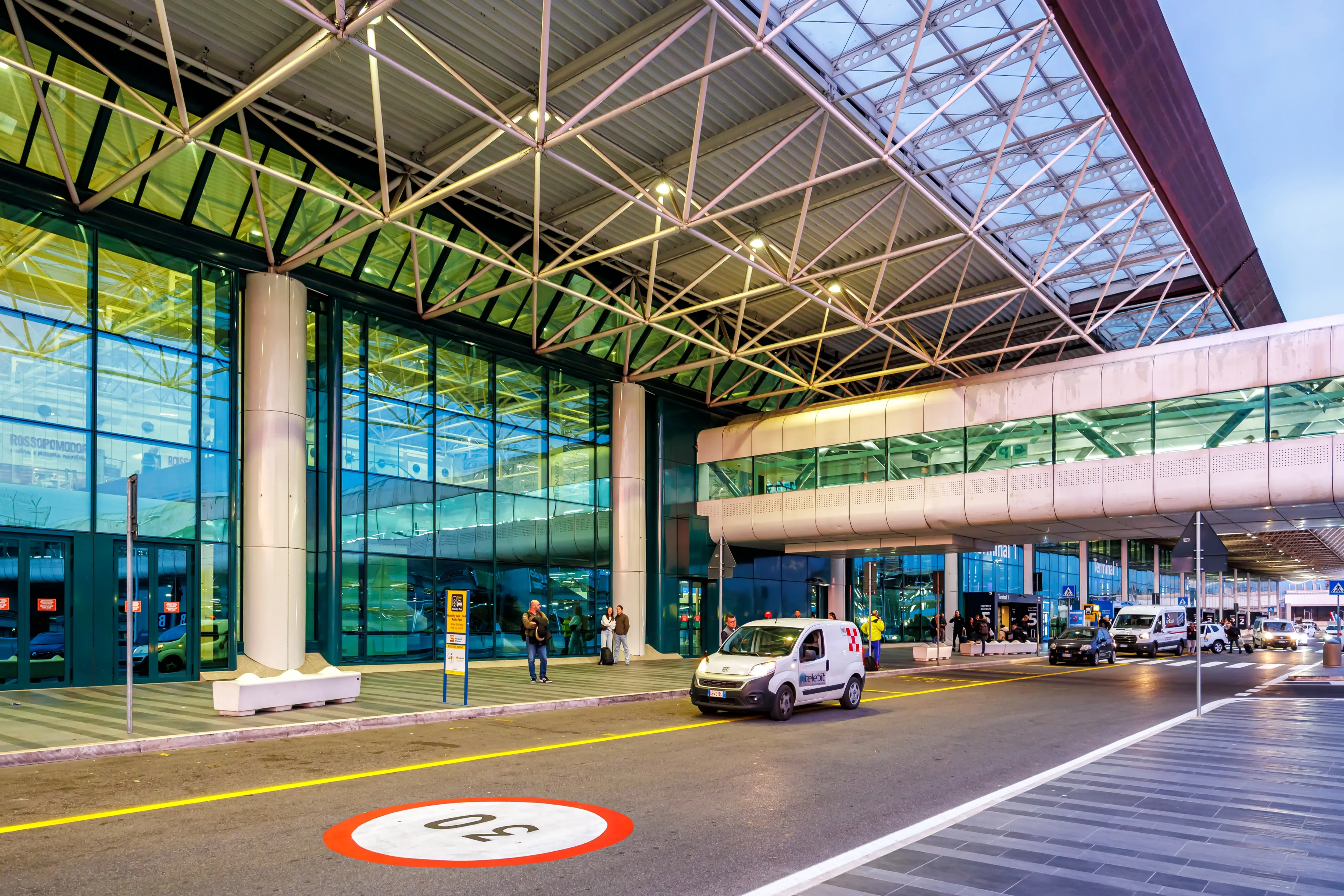Fiumicino Airport (Leonardo da Vinci Airport), Rome, Italy
