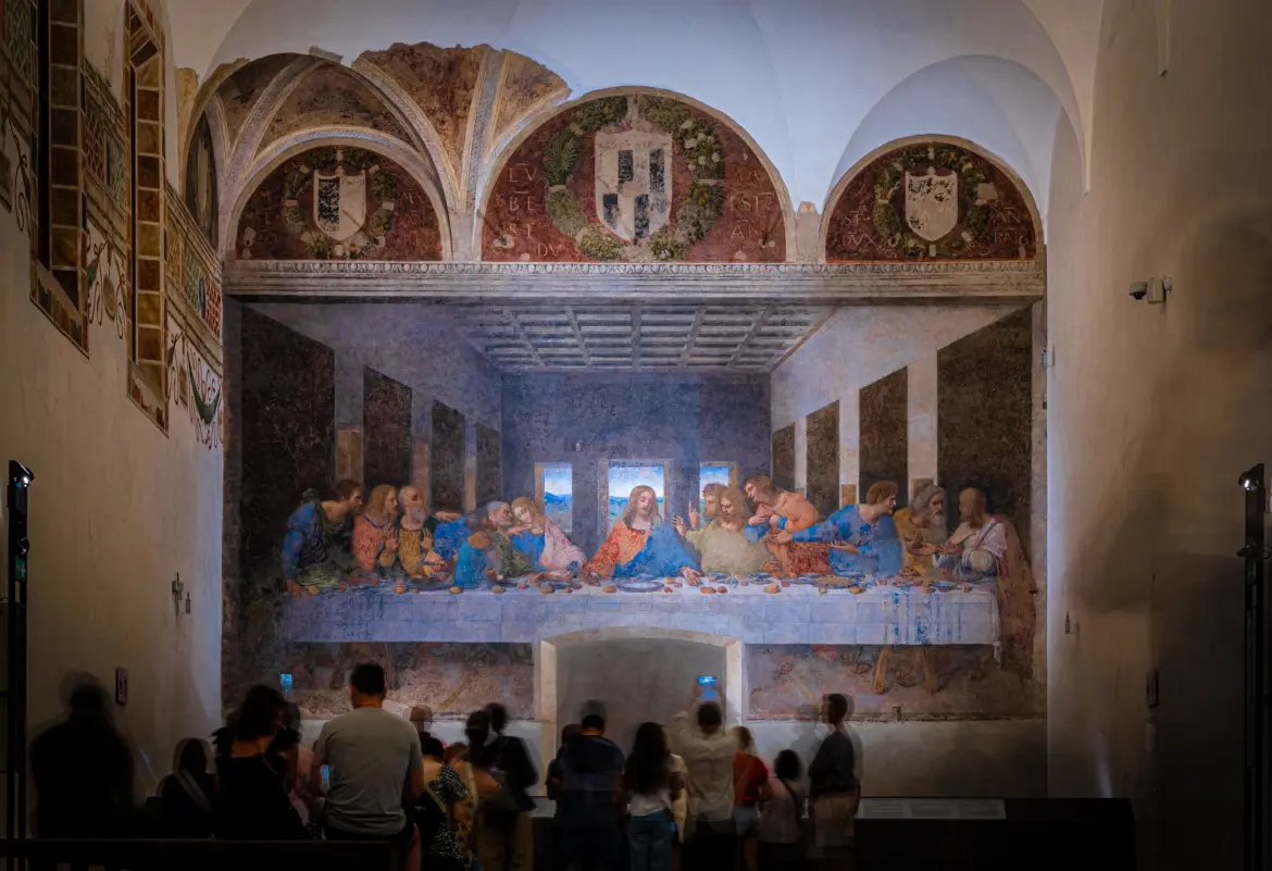 The Last Supper by Leonardo da Vinci, Santa Maria delle Grazie, Milan, Italy