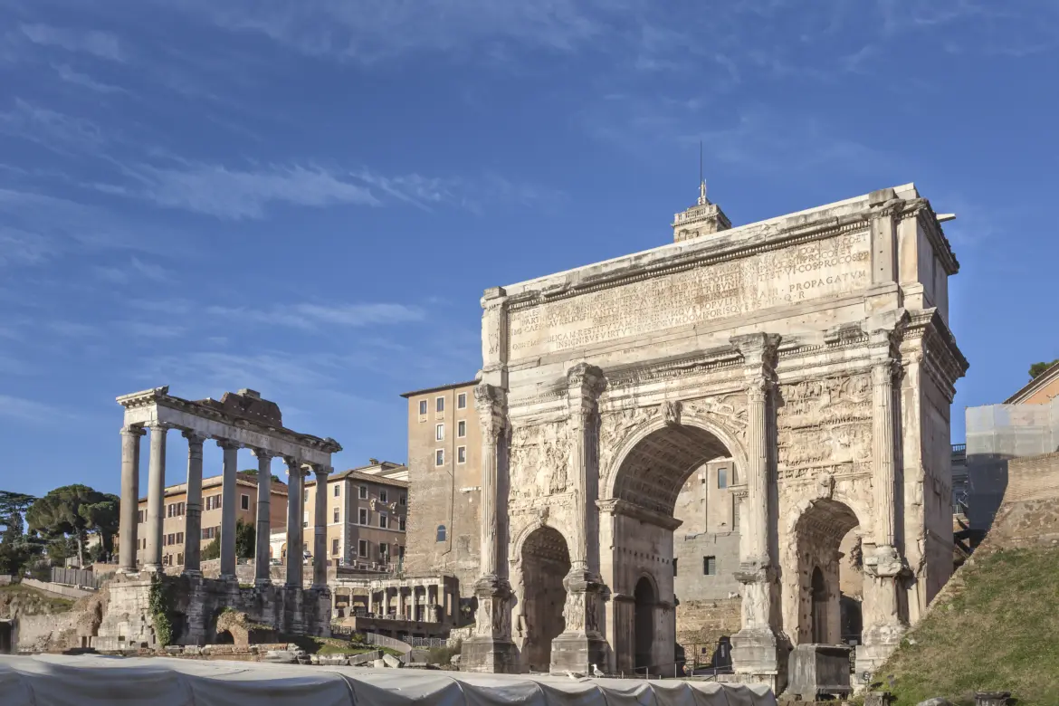 The Arch of Septimius Severus, Rome, Italy