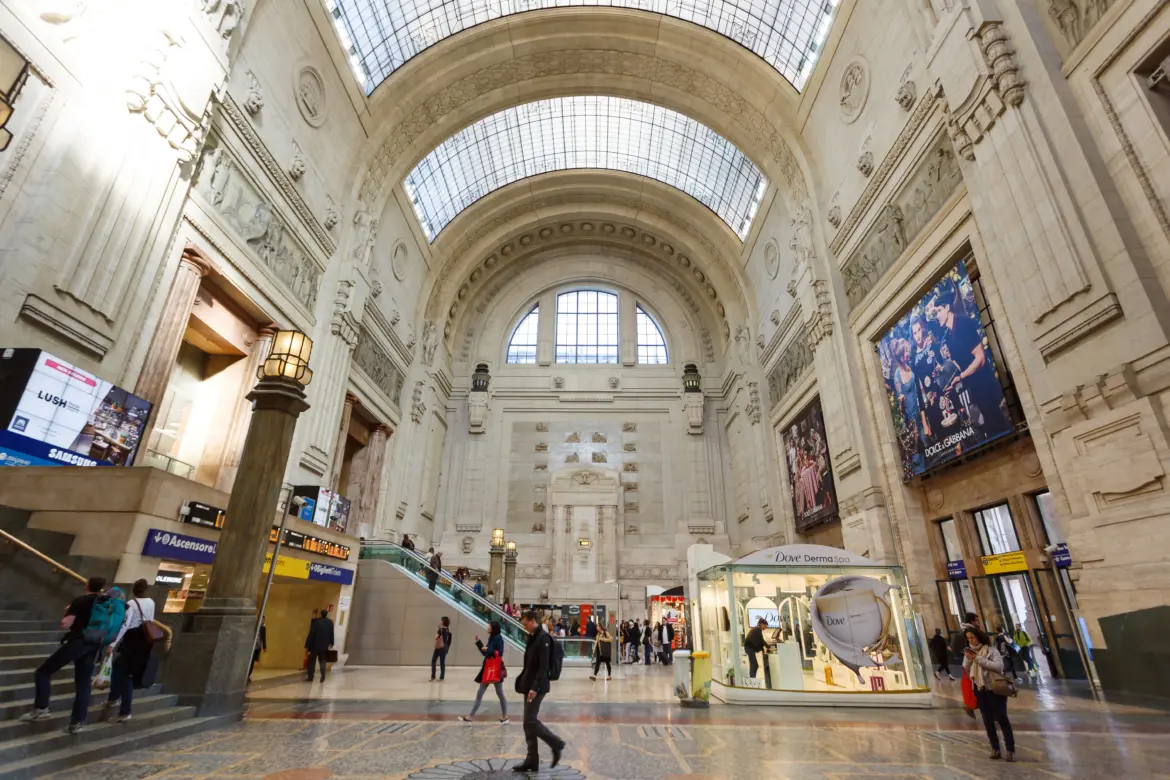 Milano Centrale railway station, Milan, Italy