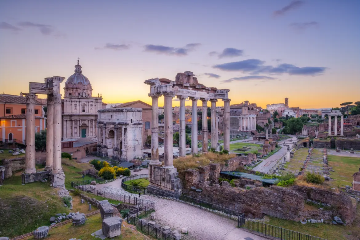 The Arch of Septimius Severus, Rome, Italy