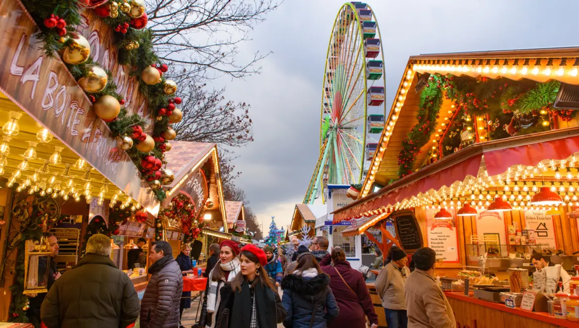 Christmas Market, Paris, France