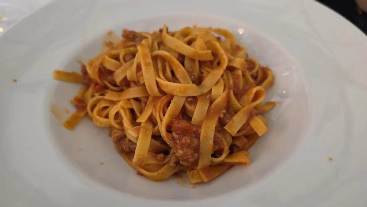 Tagliatelle Bolognese, Bacco di Brera Restaurant, Milan, Italy