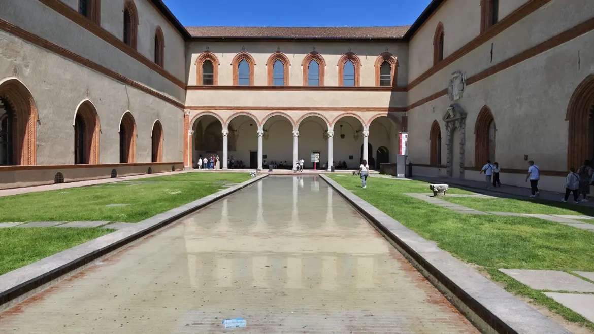 Corte Ducale, Sforza Castle (Castello Sforzesco), Milan, Italy