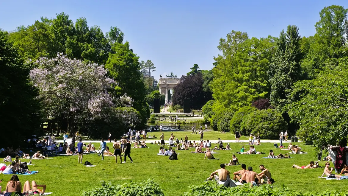 Parco Sempione (Simplon Park), Milan, Italy