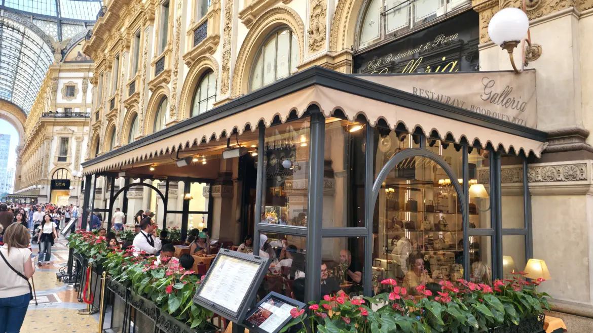 Galleria Café Restaurant & Pizza, Galleria Vittorio Emanuele II, Milan, Italy