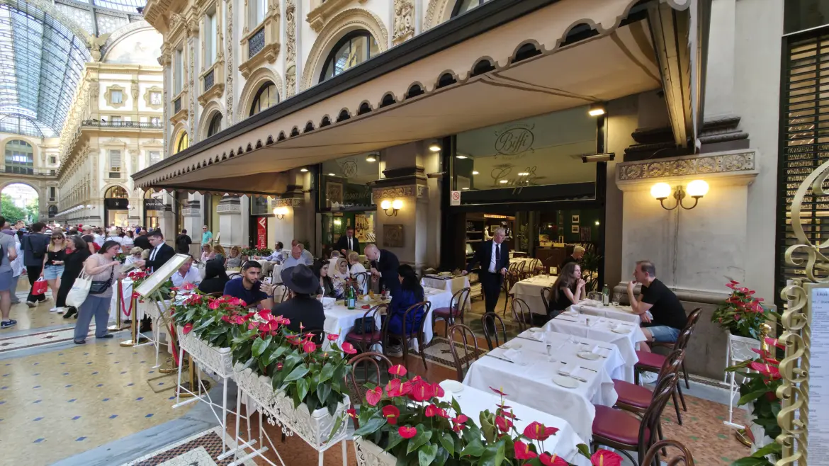 Biffi Restaurant, Galleria Vittorio Emanuele II, Milan, Italy