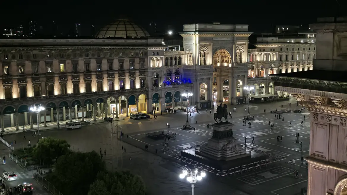 Galleria Vittorio Emanuele II and Piazza del Duomo, Milan, Italy