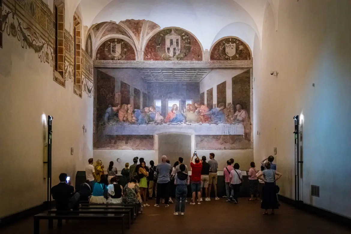 The Last Supper by Leonardo da Vinci, Santa Maria delle Grazie, Milan, Italy
