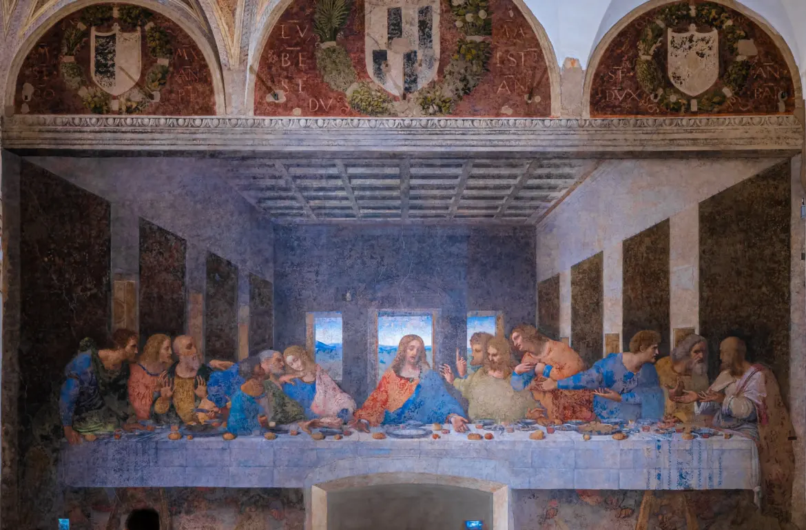 The Last Supper by Leonardo da Vinci, Santa Maria delle Grazie, Milan, Italy